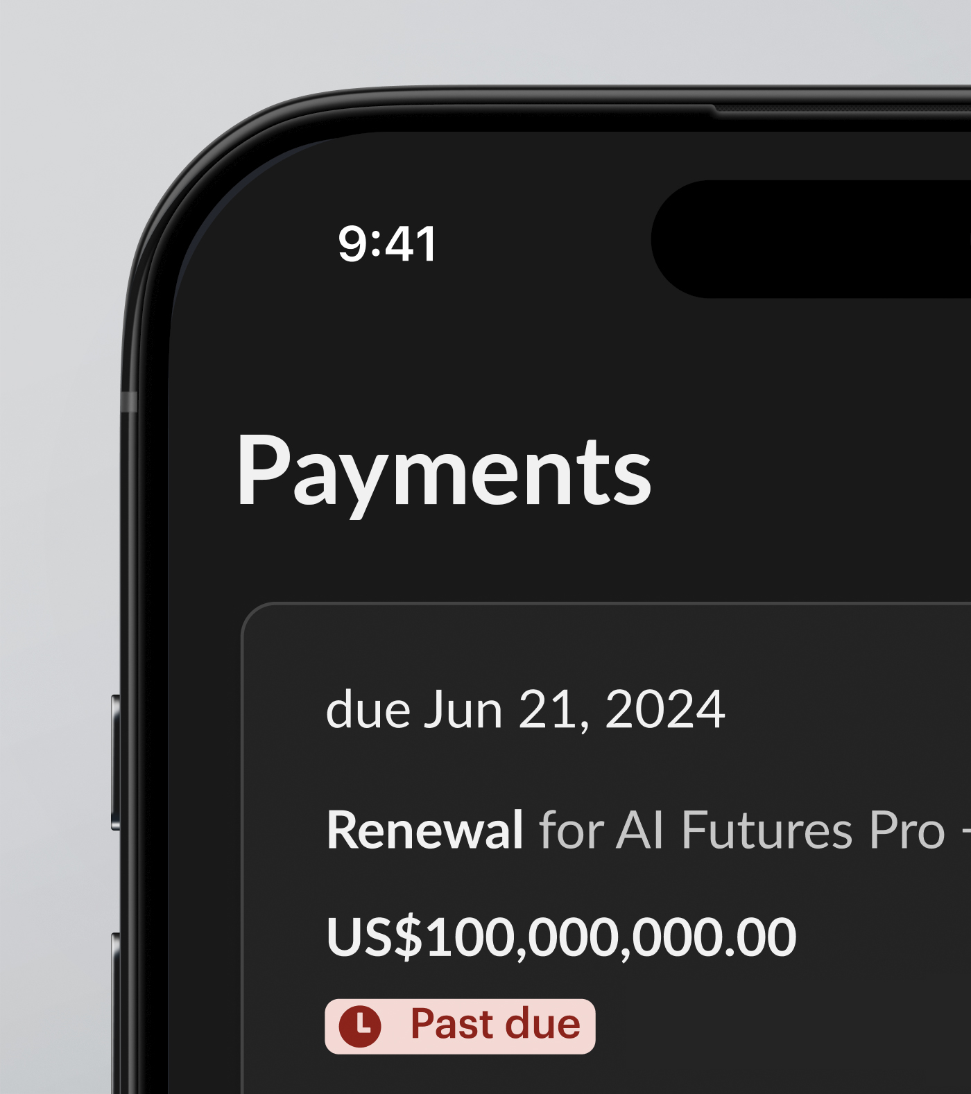 Billing history — invoices and payment records